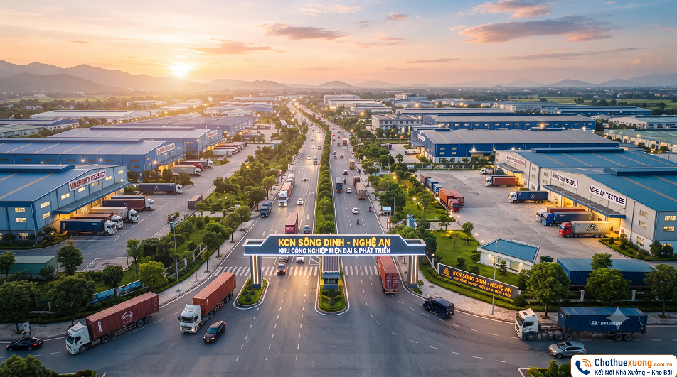 Chi tiết về KCN Sông Dinh Nghệ An 